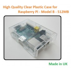 Imported Clear Plastic case for Raspberry Pi model B
